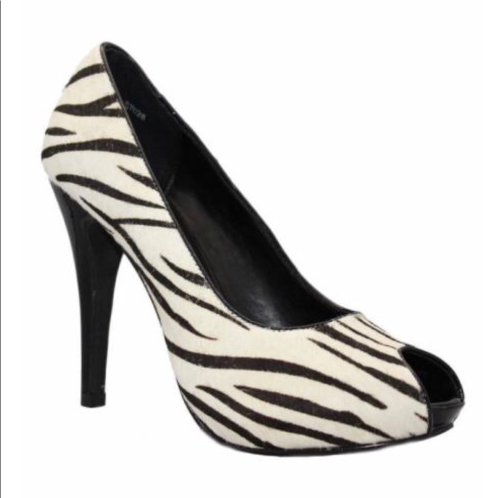Alisha Hill Zebra Print Pumps